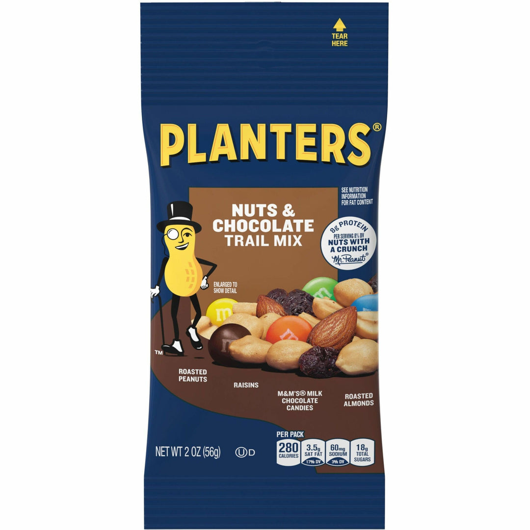 Image of Kraft® Trail Mix, Planters, Nut/Chocolate, Kosher, 2oz, 72/CT