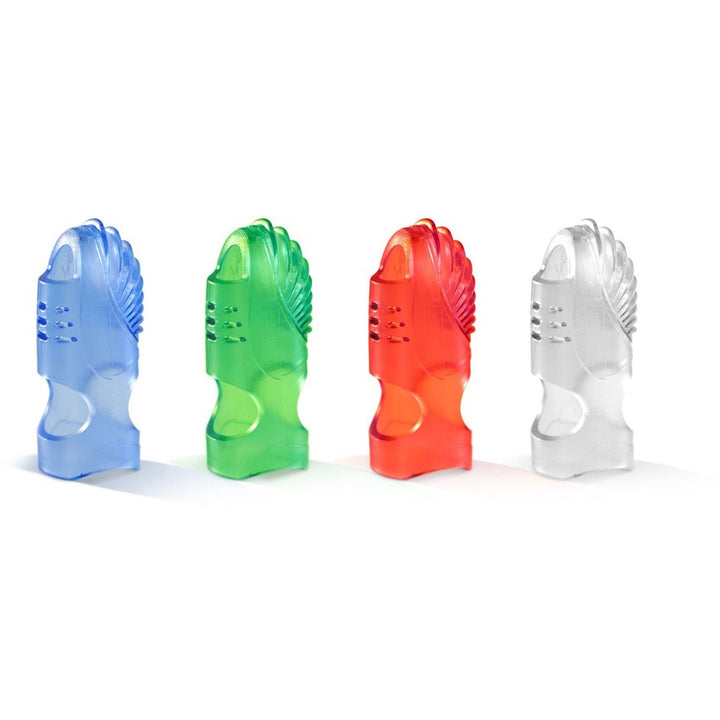 Image of LEE 61410 Tippi Micro Gel Grips, #3 with 0.63" Diameter, Assorted, Green, Clear, Red, 1 Pack