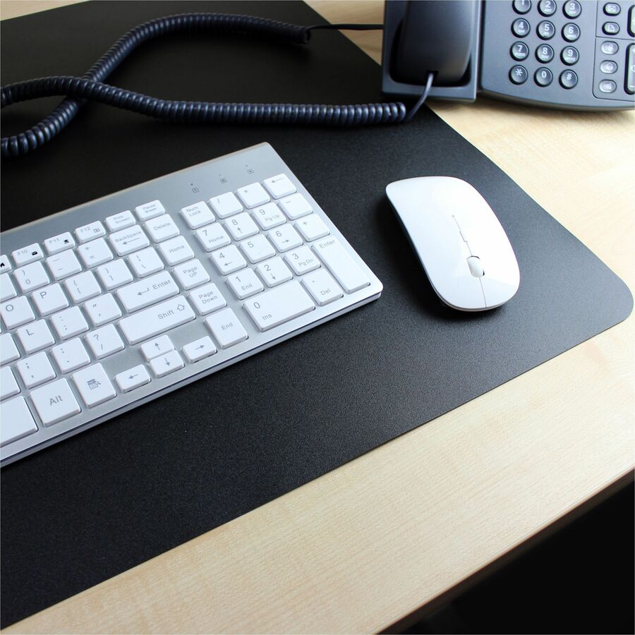 Image of Lorell Desk Pad, 20"x36", Black