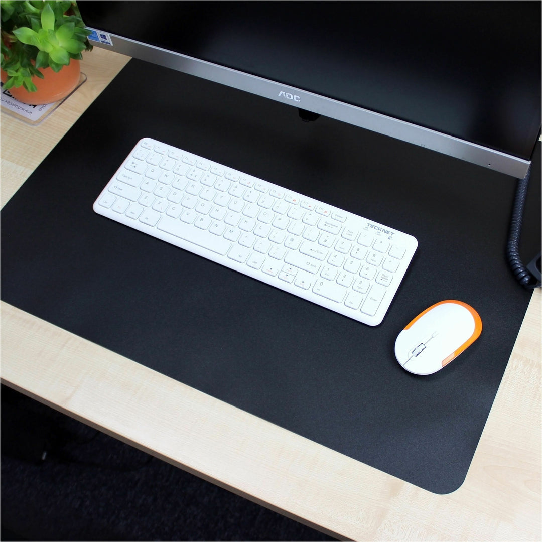 Image of Lorell Desk Pad, 20"x36", Black