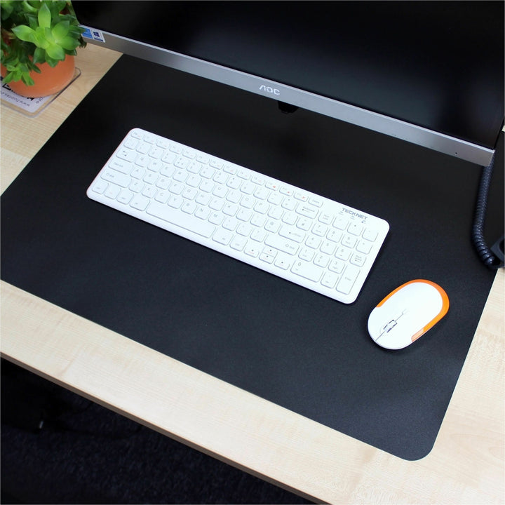 Image of Lorell Desk Pad, 19"x24", Black