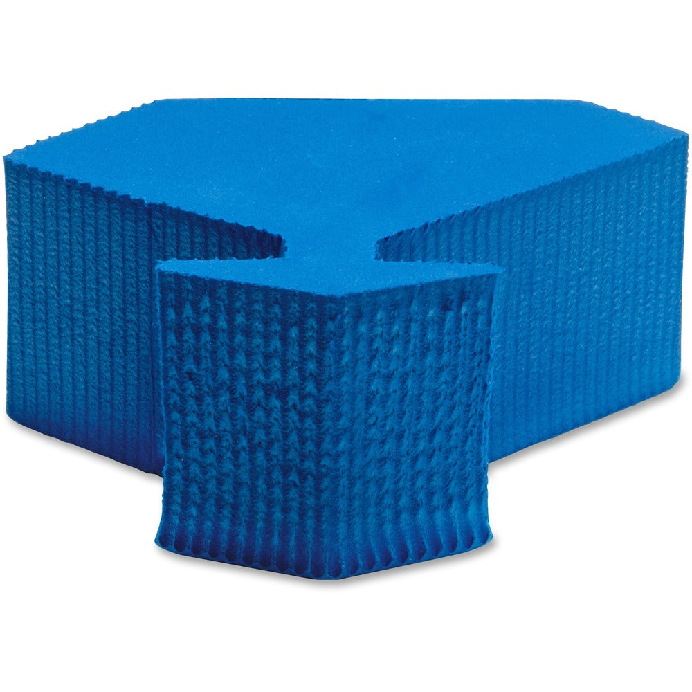 Image of Lorell Door Wedge, Dense Foam, Blue