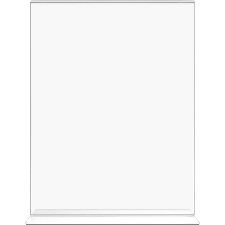 Image of Lorell Double Sided Frame, Acrylic, 8.5"x11", Clear