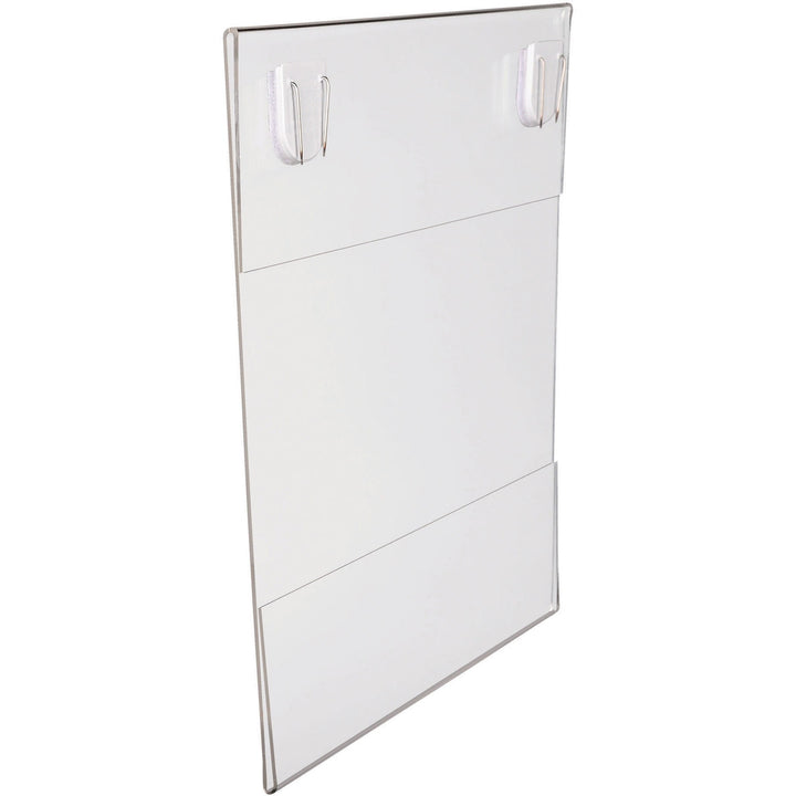 Image of Lorell Cubical Frame, Acrylic, Portrait, 8.5"x11", Clear