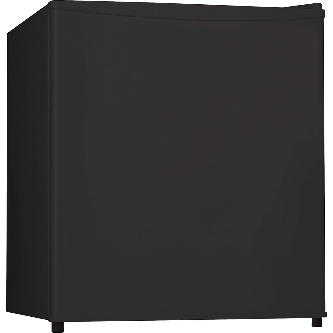 Image of Lorell Compact Refrigerator, 1.6 cu ft, 17"x18-3/5"x19.4", Black