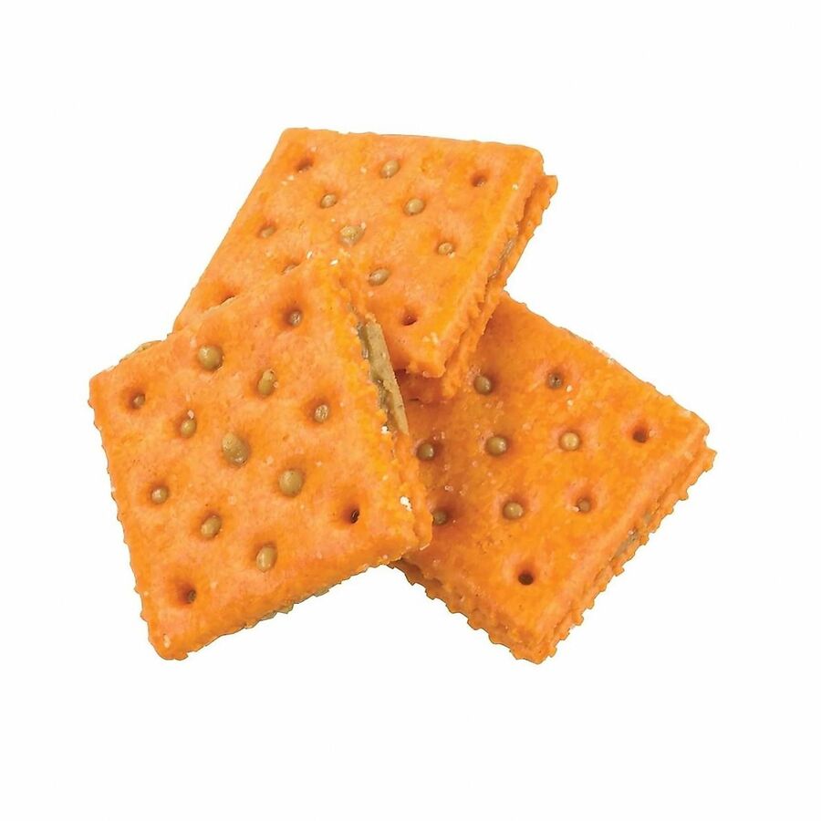 Image of Lance SN40653 Toast Chee Peanut Butter Cracker Sandwiches, Individually Wrapped, Peanut Butter, 1 Serving Pack, 6/Pack, 1 Box