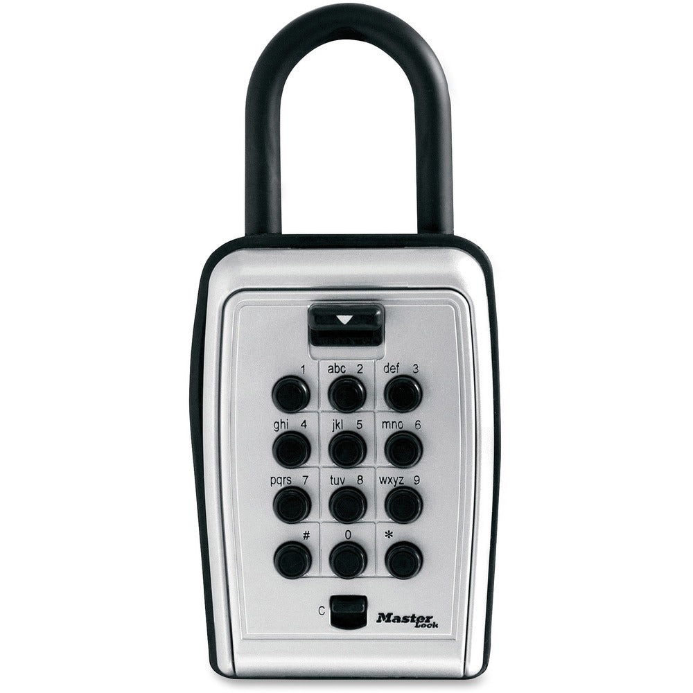 Image of Master Lock Company Portable Key Safe, Protective Weather Cover, Black/Silver