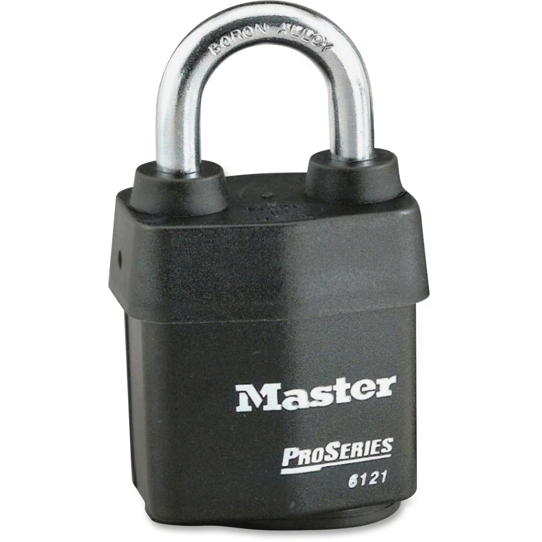 Image of Master Lock Company Rekeyable Padlock, Pro Series, Weather Touch, 2.125"Wide, BK