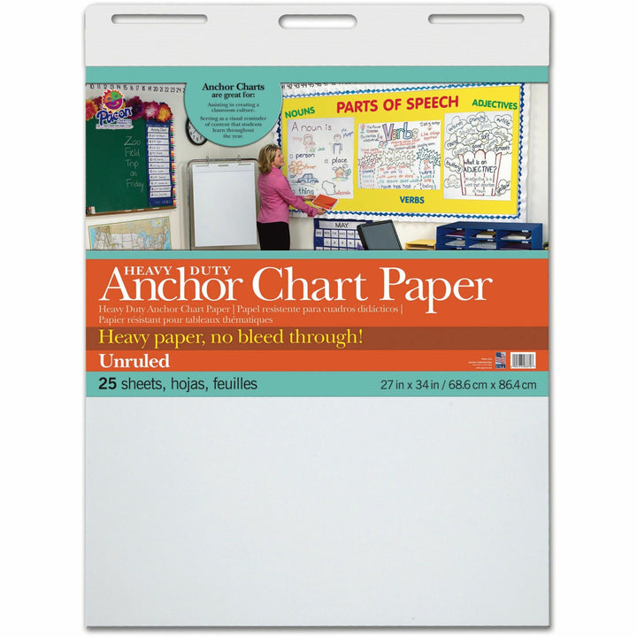 Image of Pacon® Anchor Chart Paper, Unruled, 24"x34", 25Shts, 4/CT, WE