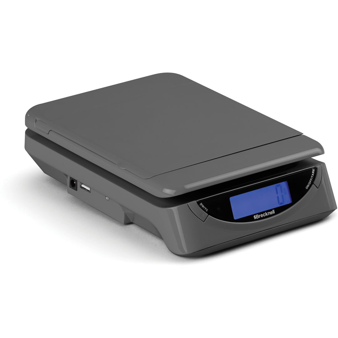 Image of Brecknell PS25 Electronic Scale, 25 lb / 11.50 kg Maximum Weight Capacity, Gray, 1 Each