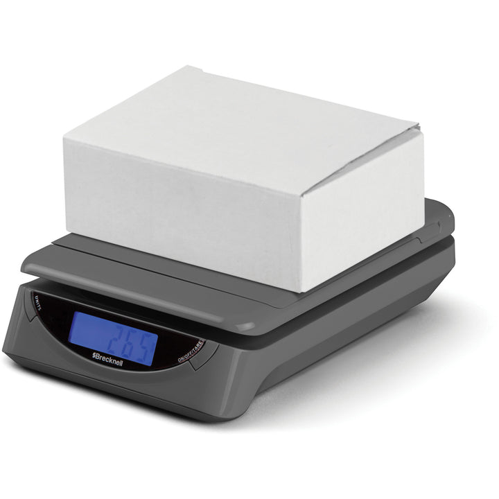 Image of Brecknell PS25 Electronic Scale, 25 lb / 11.50 kg Maximum Weight Capacity, Gray, 1 Each