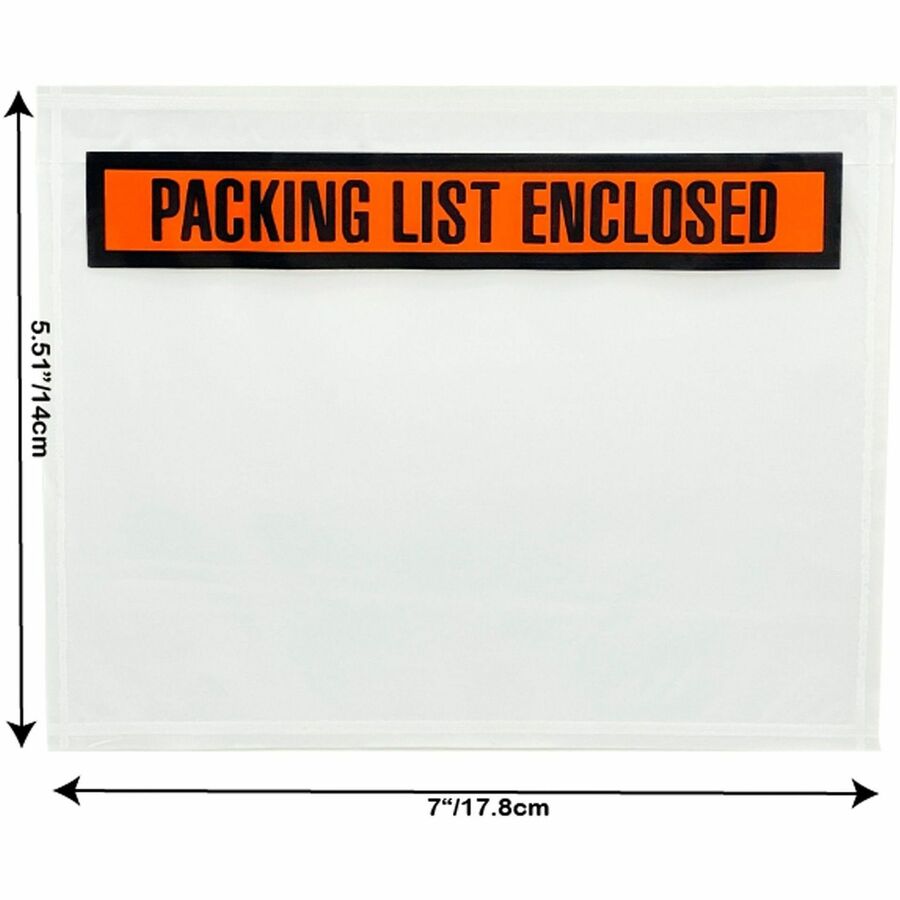 Image of Sparco Packing/Invoice Envelope, 7"x5.5", 1000/BX, White