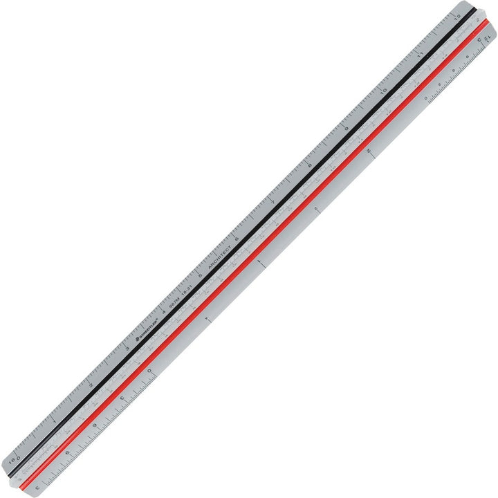 Image of Staedtler® Architects Triangular Scale, Mars, ALM, 12", Silver