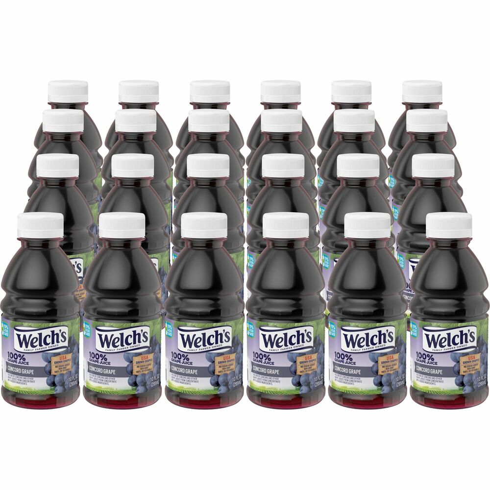 Image of Welch's® Concord Grape Juice, Welch's, 100% Juice, 10oz, 24/CT