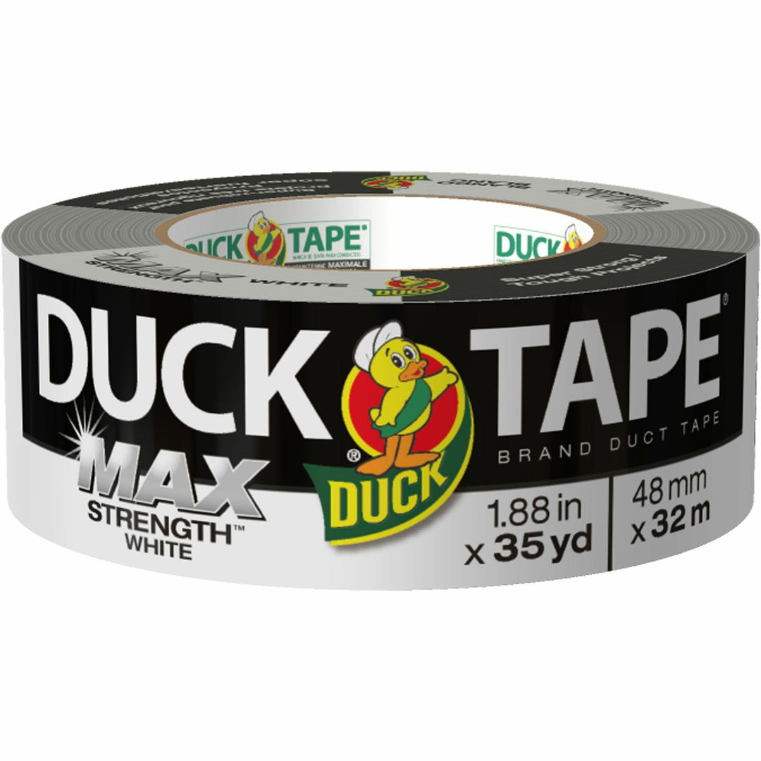 Image of Duck® Max Duct Tape, 3" Core, 1.88" X 35 Yds, White