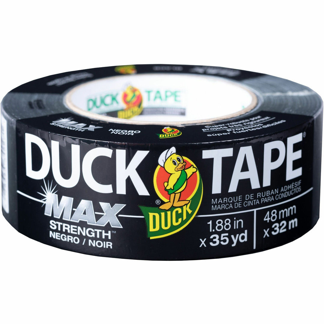 Image of Duck® Max Duct Tape, 3" Core, 1.88" X 35 Yds, Black