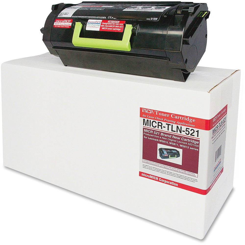 Image of MicroMICR MICR Toner Cartridge, R/ LEX MS810, Use w/MICRIMA521, BK