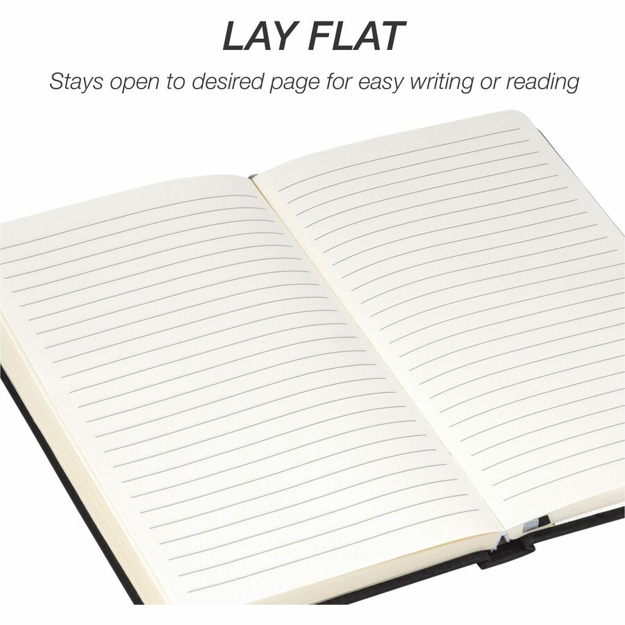 Image of Samsill® Journal, Acid-Free, 120 Sheets, 5-1/4"Wx3/4"Lx8-1/4"H, Black