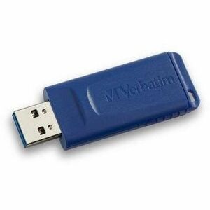 Image of Verbatim® USB Flash Drive, 128BG, 2/5"Wx2-1/4"Lx3/4"H, BE