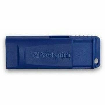 Image of Verbatim® USB Flash Drive, 128BG, 2/5"Wx2-1/4"Lx3/4"H, BE