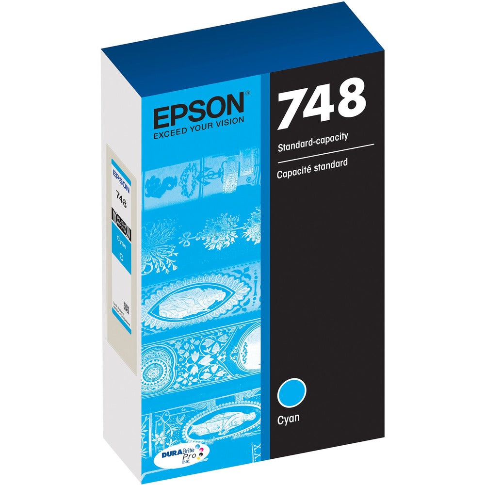 Image of Epson Ink Cartridge, Std. Capacity, f/ WF-6090, 1500 Yield, CYN
