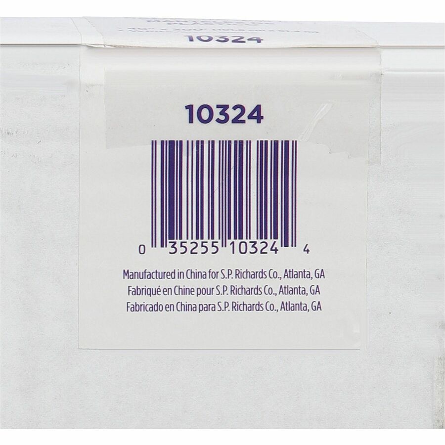 Image of Genuine Joe Table Cover Rolls, Plastic, 40"x300', 6RL/CT, White