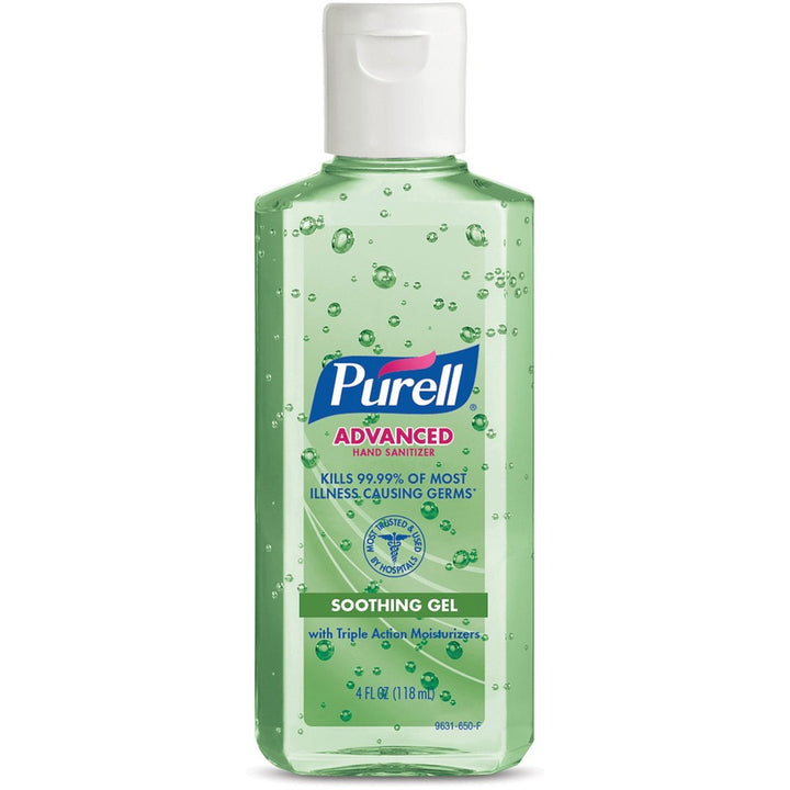 Image of GOJO® Hand Sanitizer, w/Aloe, Squeeze Bottle, 4oz., 24/CT, GN