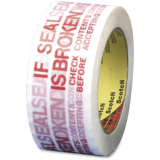 Image of 3M Preprinted Message Tape, 1-7/8"x109Yrds, 36RL/CT, RDWE