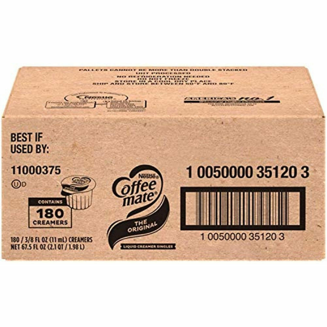 Image of Nestle® Coffee Creamers, Liquid, 0.38oz Singles, 180/CT, Original
