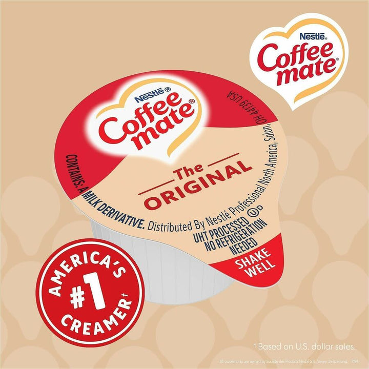 Image of Nestle® Coffee Creamers, Liquid, 0.38oz Singles, 180/CT, Original