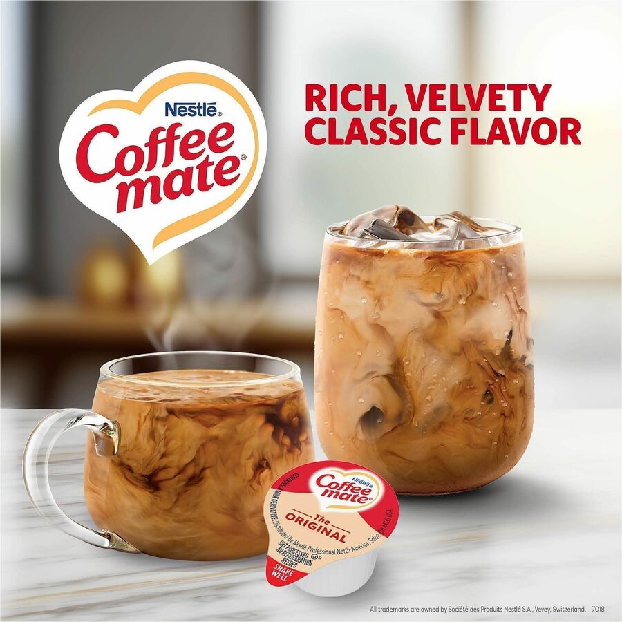 Image of Nestle® Coffee Creamers, Liquid, 0.38oz Singles, 180/CT, Original