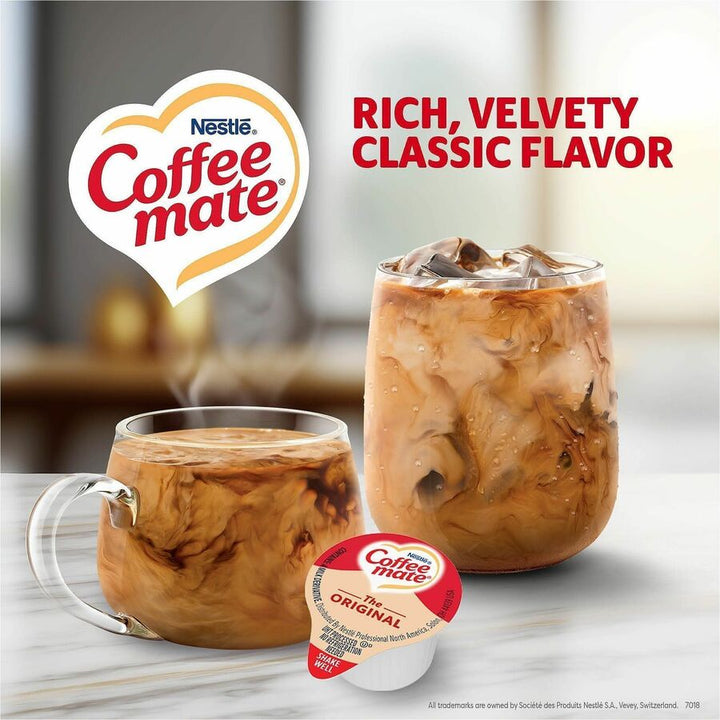 Image of Nestle® Coffee Creamers, Liquid, 0.38oz Singles, 180/CT, Original