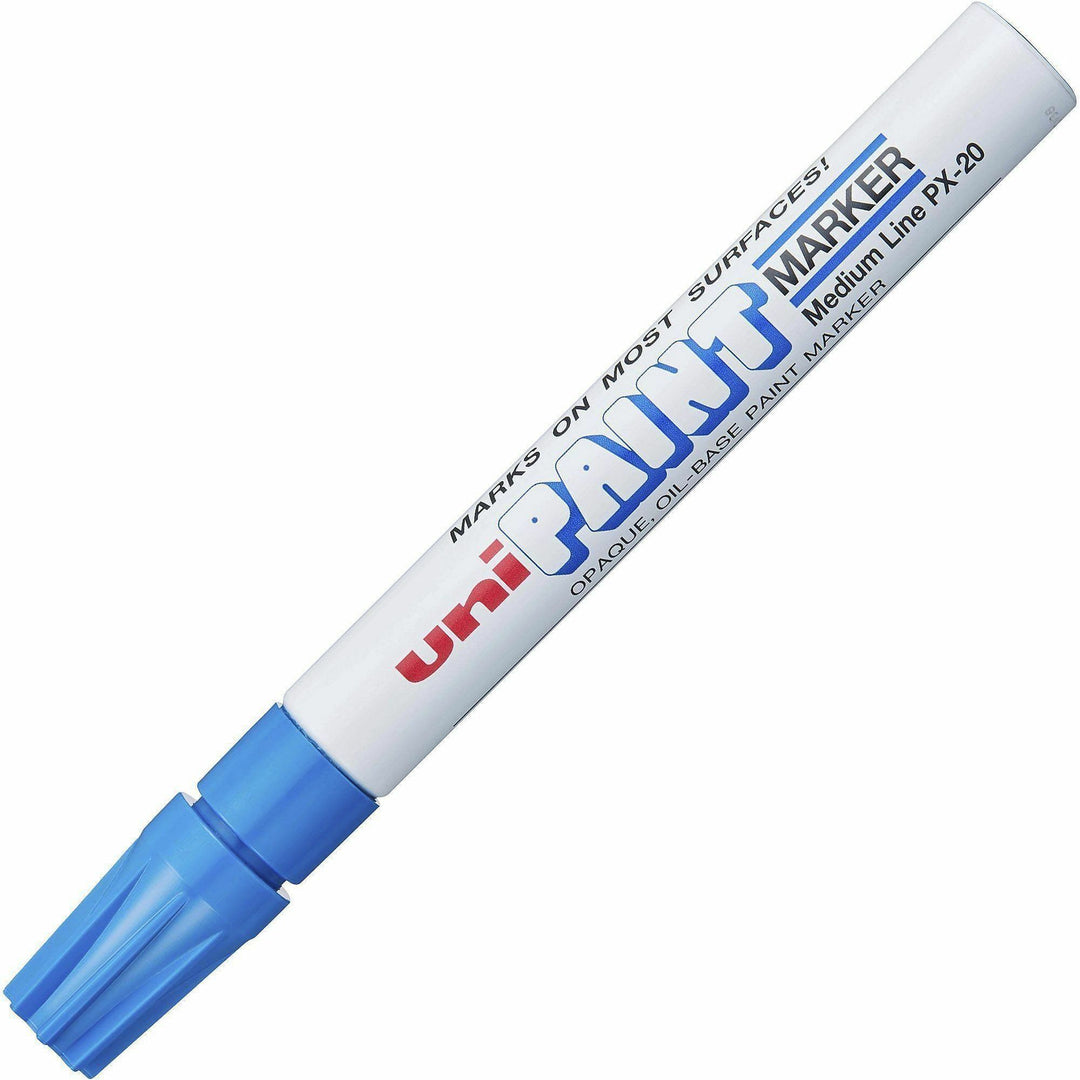 Image of uniball® Marker, Oil-Based, Medium Point, Blue Ink
