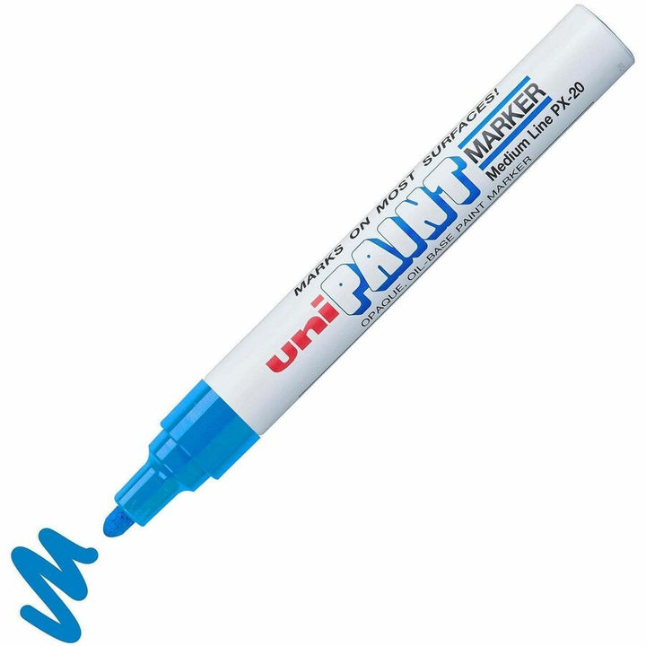 Image of uniball® Marker, Oil-Based, Medium Point, Blue Ink