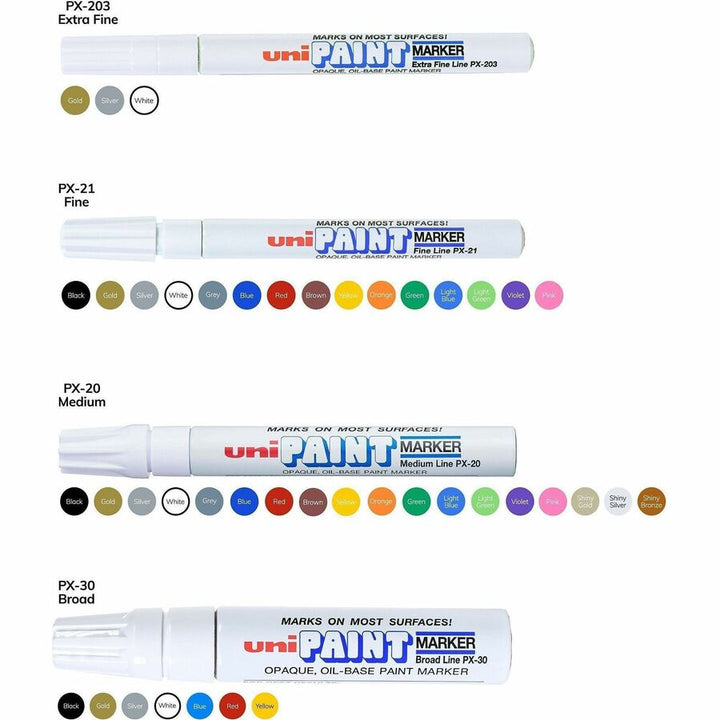 Image of uniball® Marker, Oil-Based, Medium Point, Violet