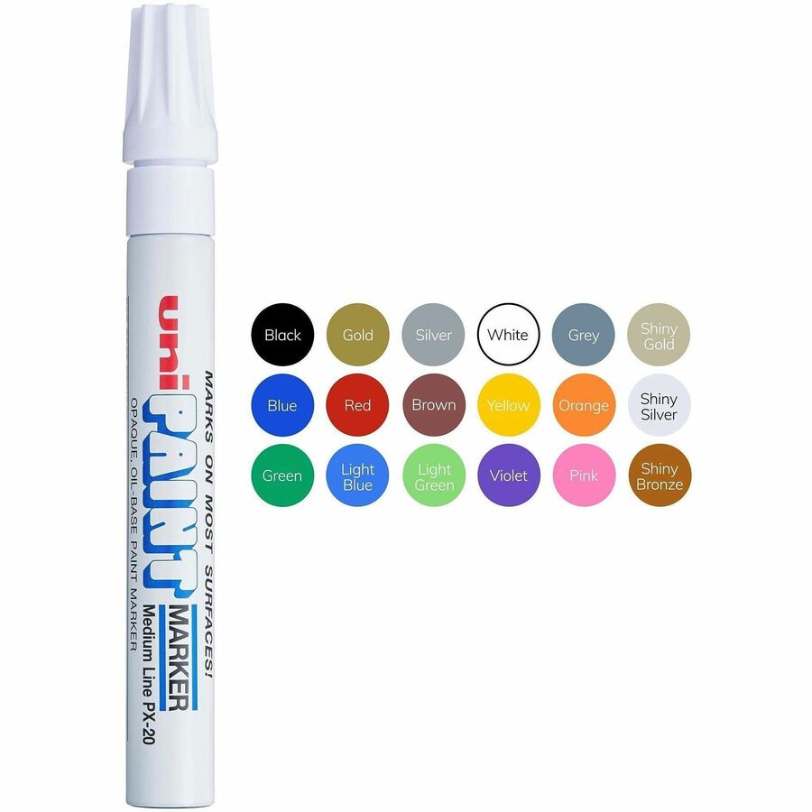 Image of uniball® Marker, Oil-Based, Medium Point, Violet