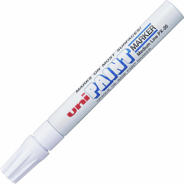 Image of uniball® Marker, Oil-Based, Medium Point, White Ink