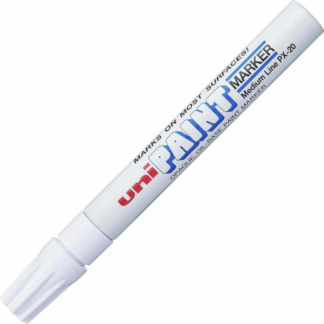 Image of uniball® Marker, Oil-Based, Medium Point, White Ink