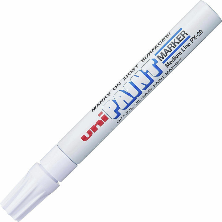 Image of uniball® Marker, Oil-Based, Medium Point, White Ink