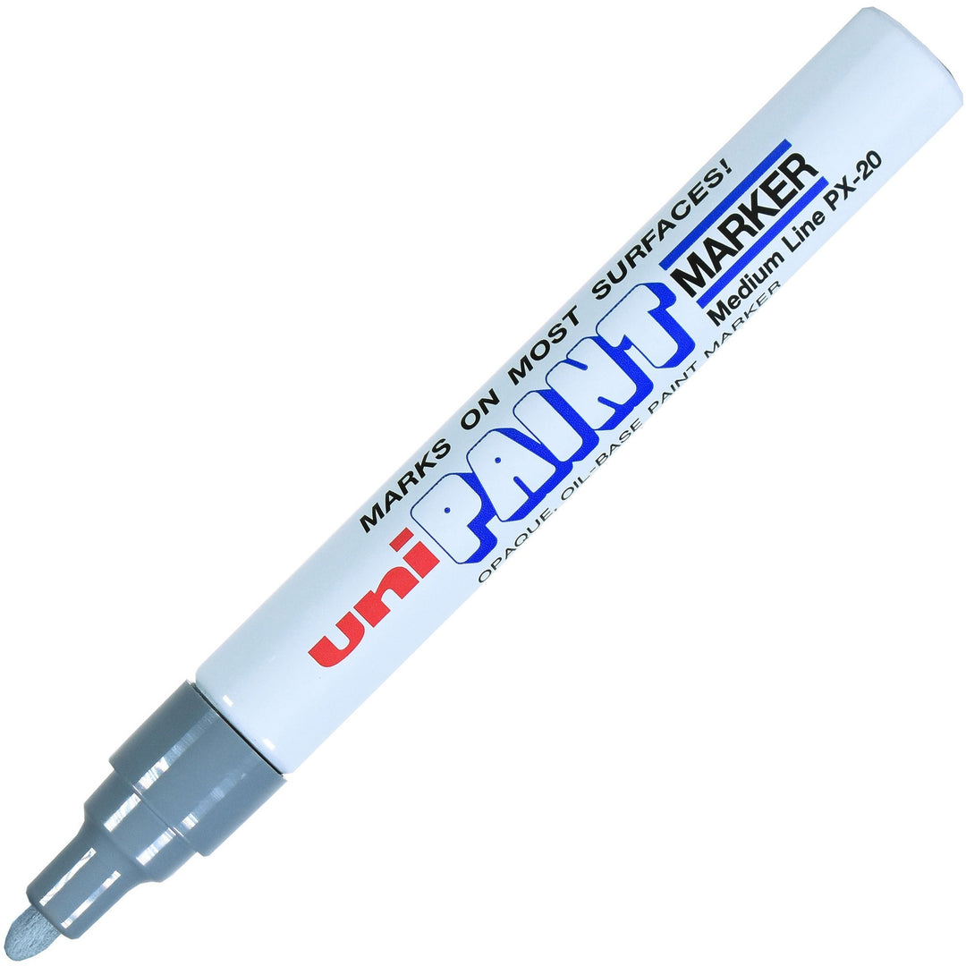 Image of uniball® Marker, Oil-Based, Medium Point, Metallic Silver