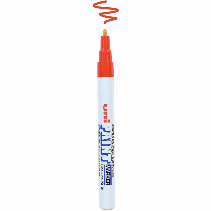 Image of uniball® Marker, Paint, Oil-Based, Fine Point, Red