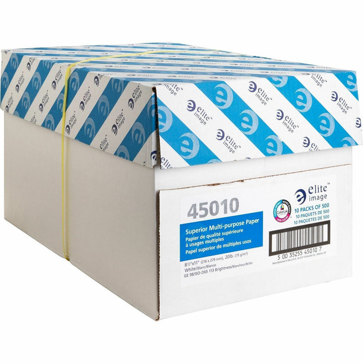 Image of Elite Image Multipurpose Paper,98 GE,20lb,8-1/2"x11",500/PK,400PK/PL,WE