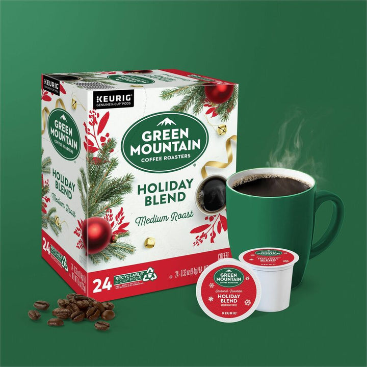 Image of Green Mountain Coffee® Holiday Blend K-Cups, Medium Roast, 24/box