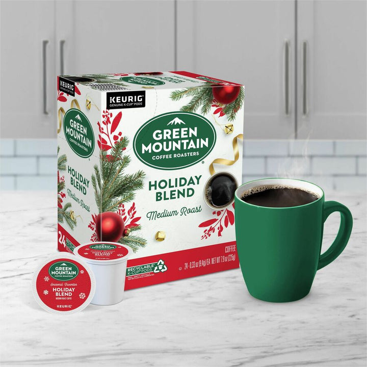 Image of Green Mountain Coffee® Holiday Blend K-Cups, Medium Roast, 24/box