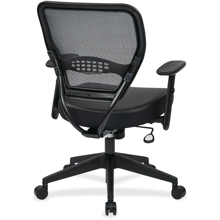 Image of OSP Furniture Managers Chair, 20-1/2"x19-1/2"x18-1/2", Lthr/Black