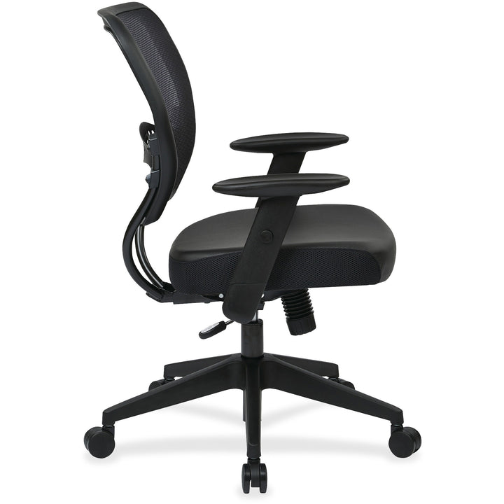 Image of OSP Furniture Managers Chair, 20-1/2"x19-1/2"x18-1/2", Lthr/Black