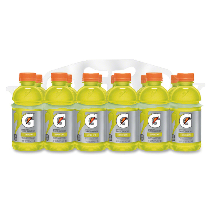 Image of Gatorade® G-Series Perform 02 Thirst Quencher, Lemon-Lime, 12 Oz Bottle, 24/carton