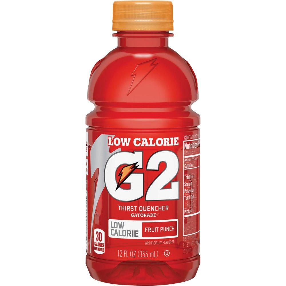Image of Quaker® Sports Drink, G2, Low-calorie, Fruit Punch, 12oz, 24/CT, RD