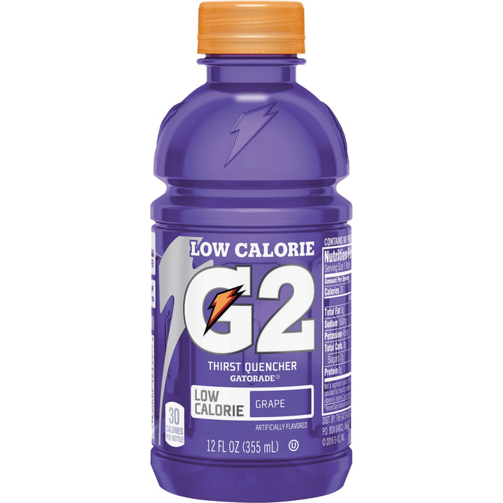 Image of Quaker® Sports Drink, G2, Low-calorie, Grape, 12oz, 24/CT, Purple