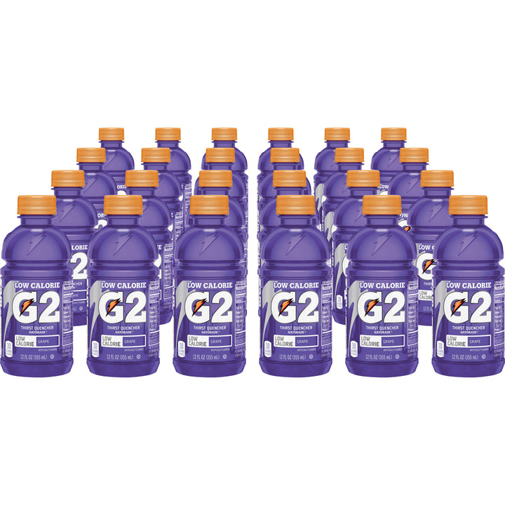 Image of Quaker® Sports Drink, G2, Low-calorie, Grape, 12oz, 24/CT, Purple
